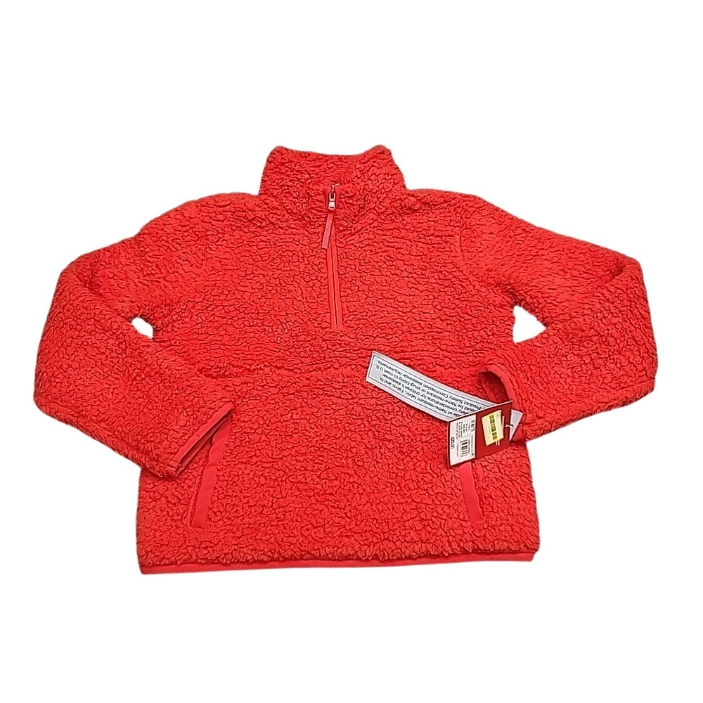 Kids Boys Girls Cozy Sherpa Lounge Pullover Sleepwear Sweatshirt Small Size 6/7